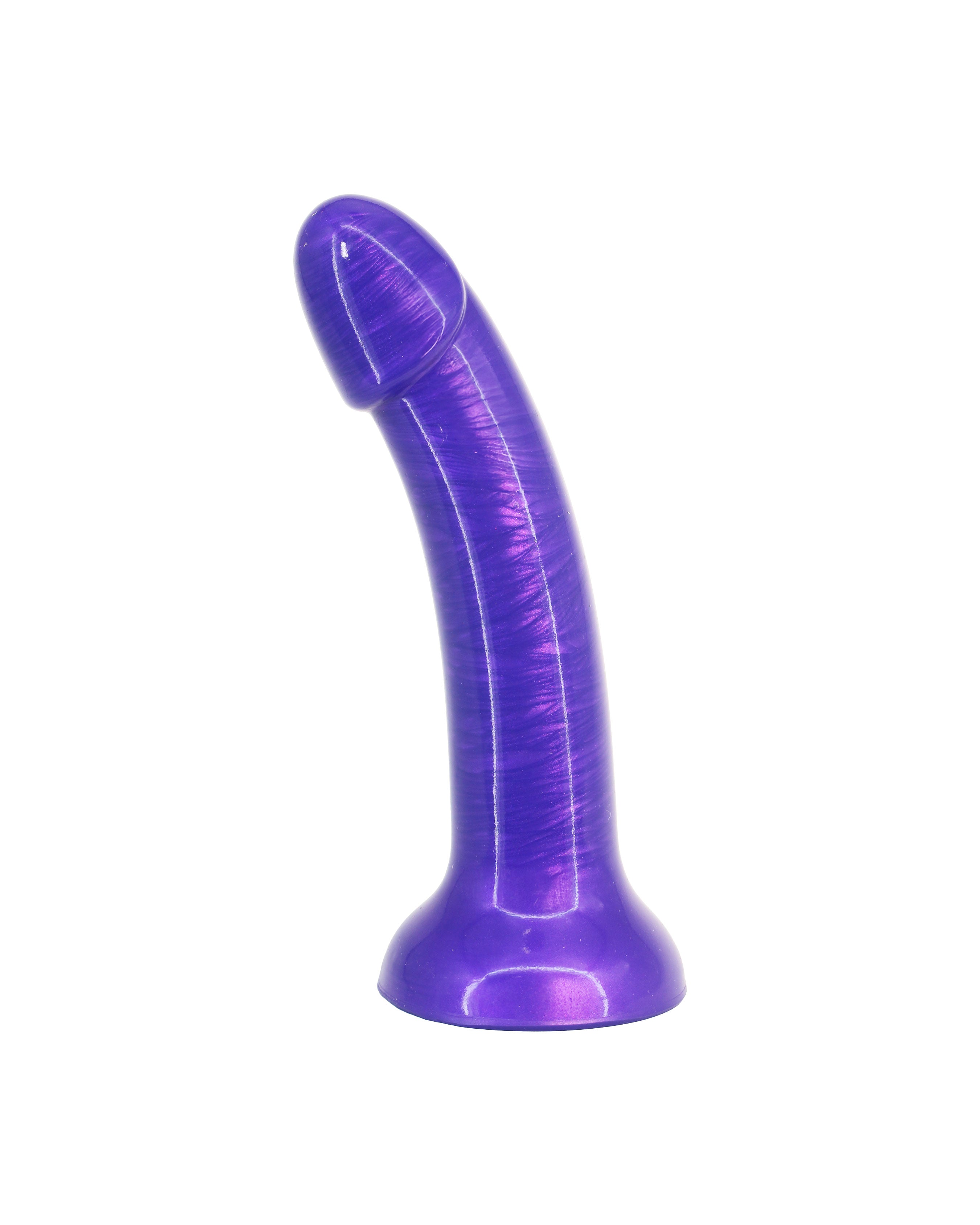 Unicorn Series - Pearly Smog Silicone Dildo Purple