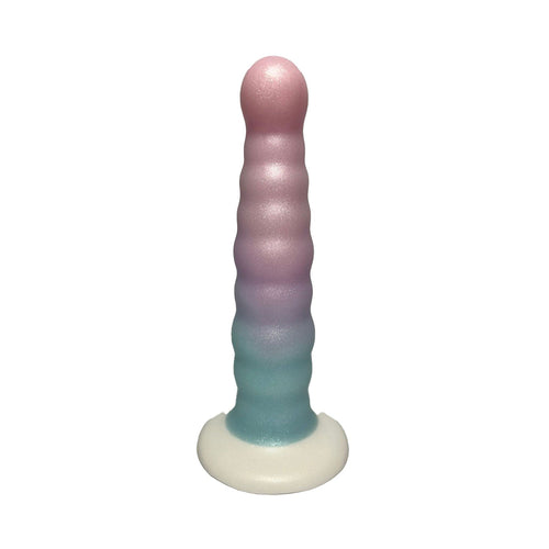 Unicorn Series - 6.5 inches Fantasy Gradient Suction Cup Silicon Dildo