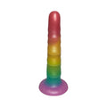 Unicorn Series - Rainbow Paradise Gradient 6.6-inches Silicone Dildo