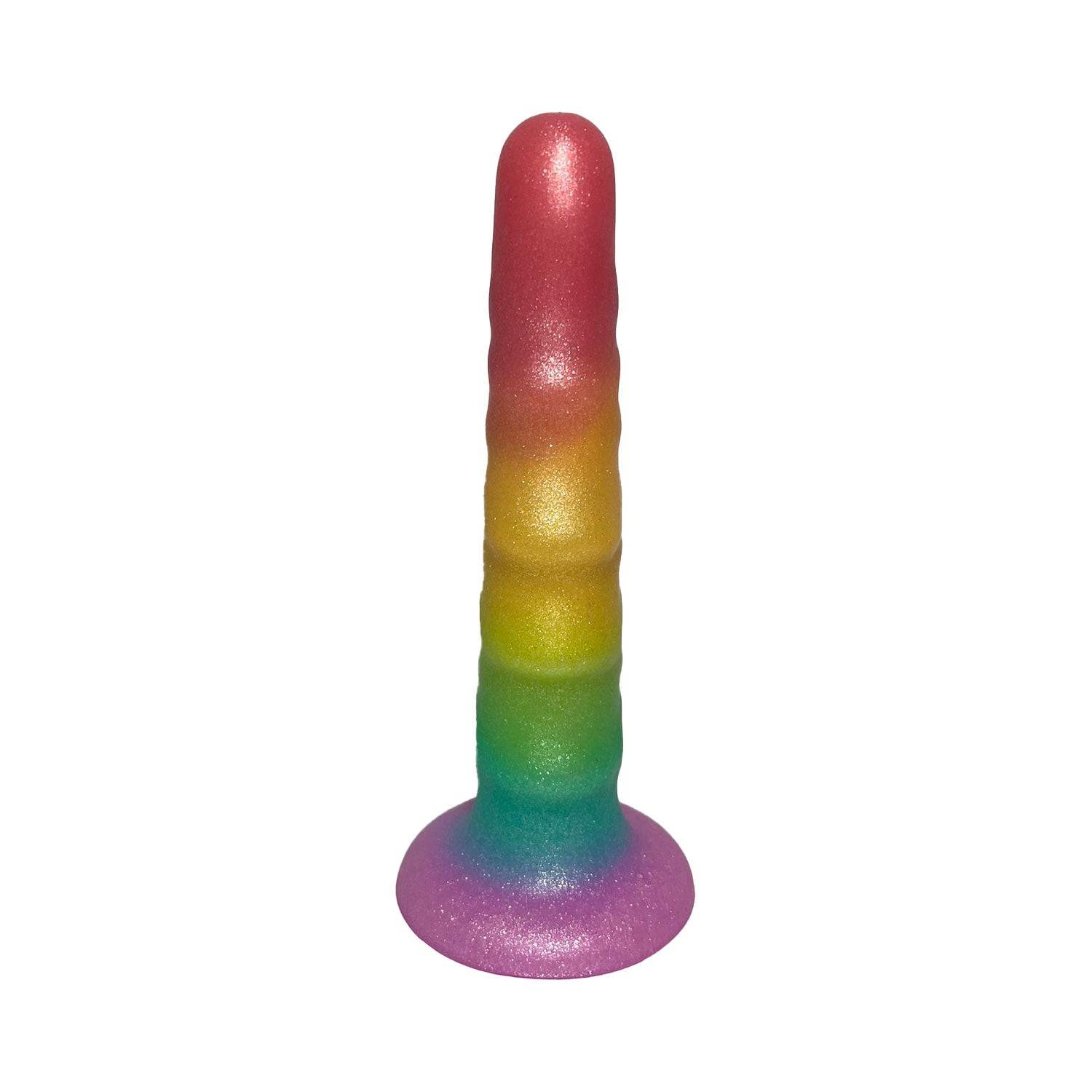 Unicorn Series - Rainbow Paradise Gradient 6.6-inches Silicone Dildo
